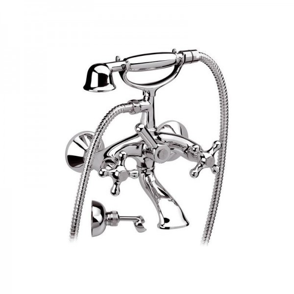 Смеситель для ванны с душем двухрычажный DANIEL V4101CR