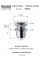Донний клапан для раковини 1 1/4" click-clack без переливу REMER 904CC2114