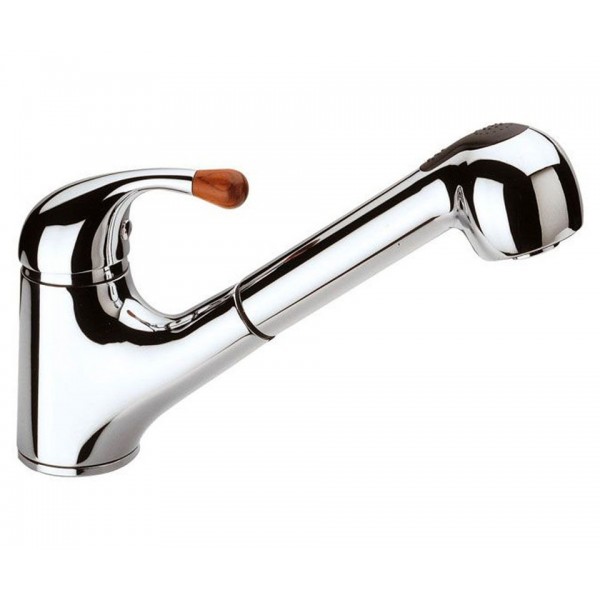 Смеситель для кухни с вытяжной лейкой DANIEL T10613CR