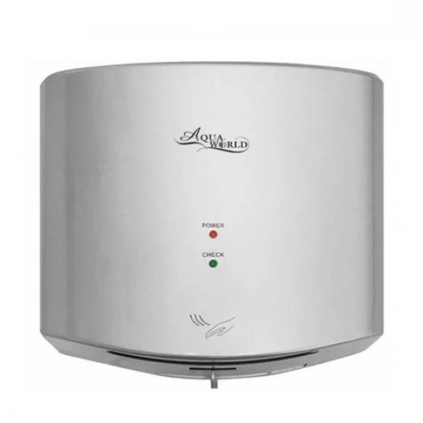 Сушилка для рук 1400Вт серая AQUA-WORLD КСС310с
