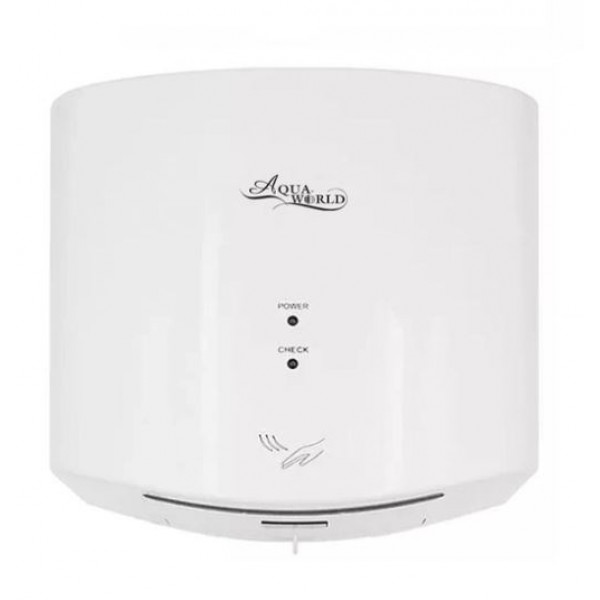 Сушилка для рук 1400Вт белая AQUA-WORLD КСС310б