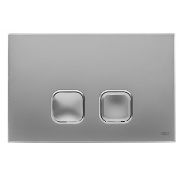 Кнопка механічна хром матовий Oli plain