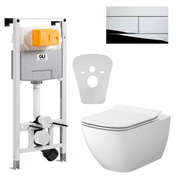 Набір інсталяція хром OLI120 Plus B245 Virgo Clean On