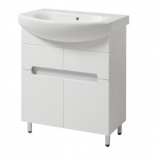 Тумба з умивальником 70см Естель ЮВВІС Білий
