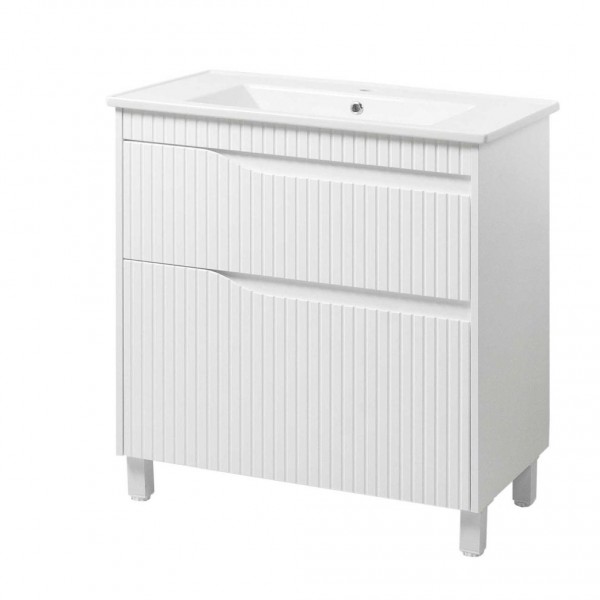 Тумба з умивальником 70см Florence ЮВВІС Білий матовий