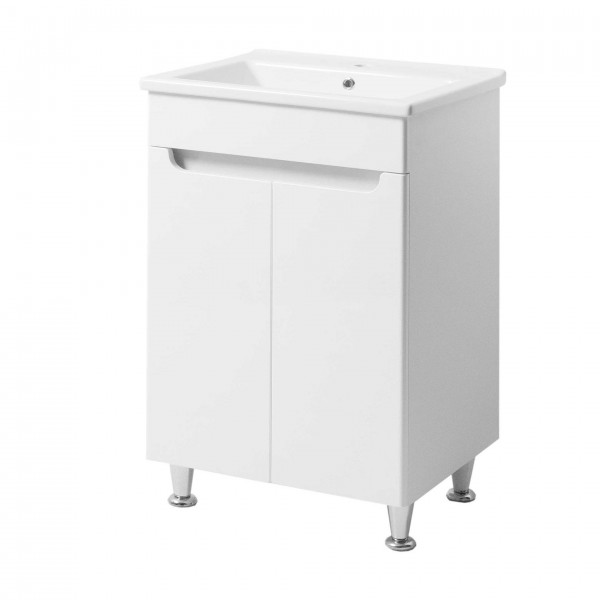 Тумба з умивальником 55см Ельба/Elba ЮВВІС Білий