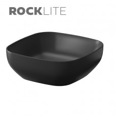 Умывальник чаша квадратная 38х38 антрацит матовый LARGA Cersanit K677-012