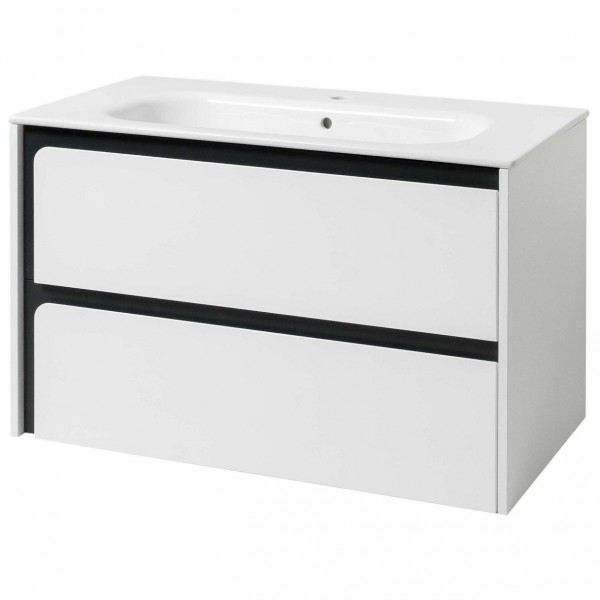 Тумба з умивальником 61 см антрацит STELLA ТП-2Д