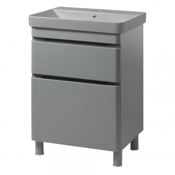 Тумба с умывальником 60см Vivace ЮВВИС Бетон матовый