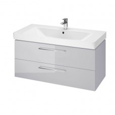 Тумба з умивальником 100см b394 lara mille 100 сірий Cersanit