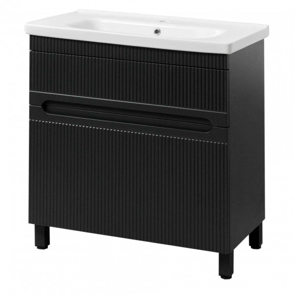 Тумба з умивальником 65см Aria ЮВВІС Антрацит матовий