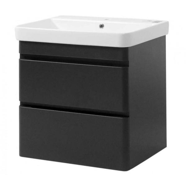Тумба с умывальником 600 Vivace ЮВВИС Антрацит матовый