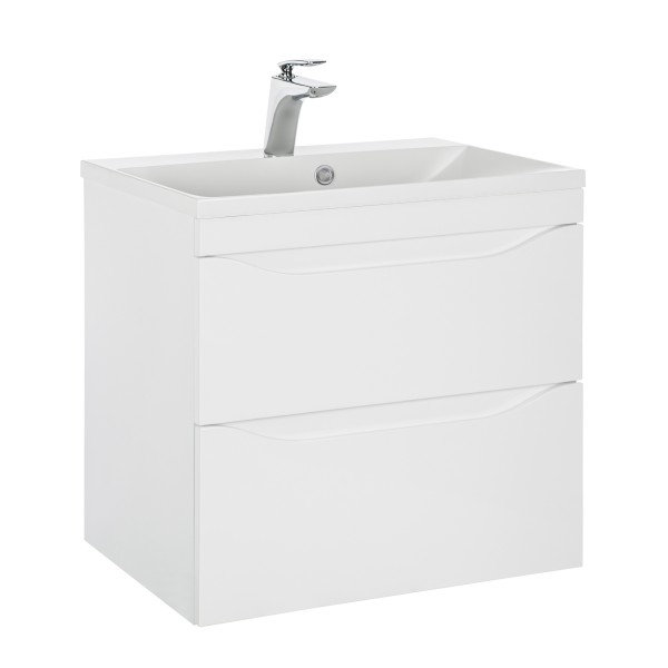 Тумба з умивальником 90см AVALON NEW Norway Білий