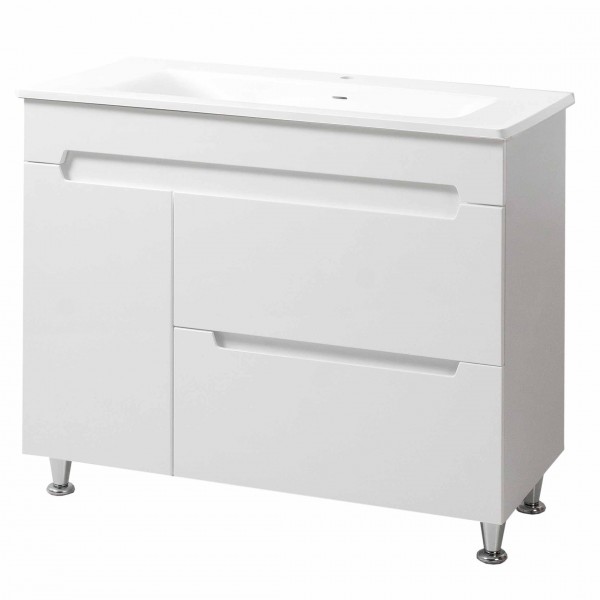 Тумба с умывальником 100см Марко/Marco ЮВВИС Белый