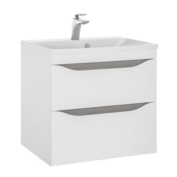 Тумба з умивальником 90см AVALON NEW Norway Білий