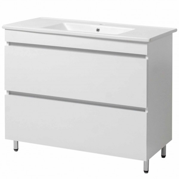 Тумба с умывальником 100см. Монако ЮВВИС Белый