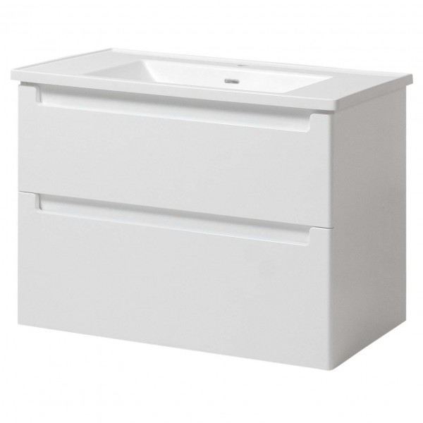 Тумба з умивальником 80см Ельба/Elba ЮВВІС Білий