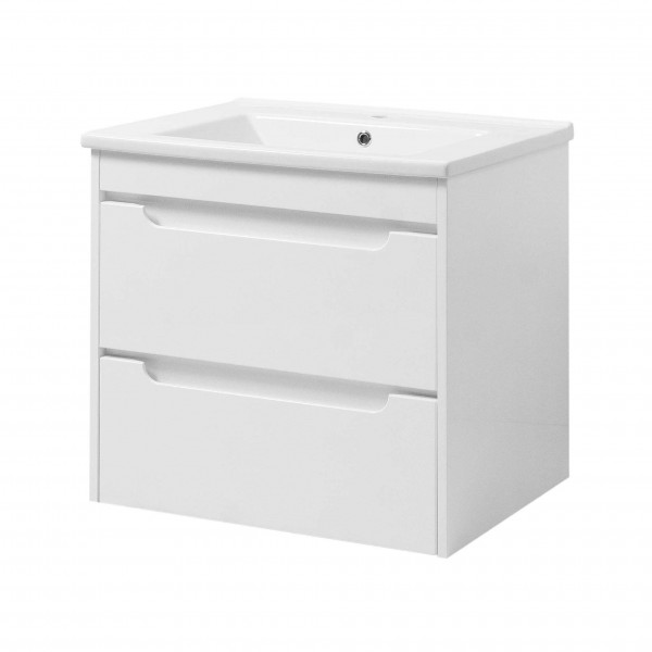 Тумба с умывальником 85см Valencia white ЮВВИС Белый