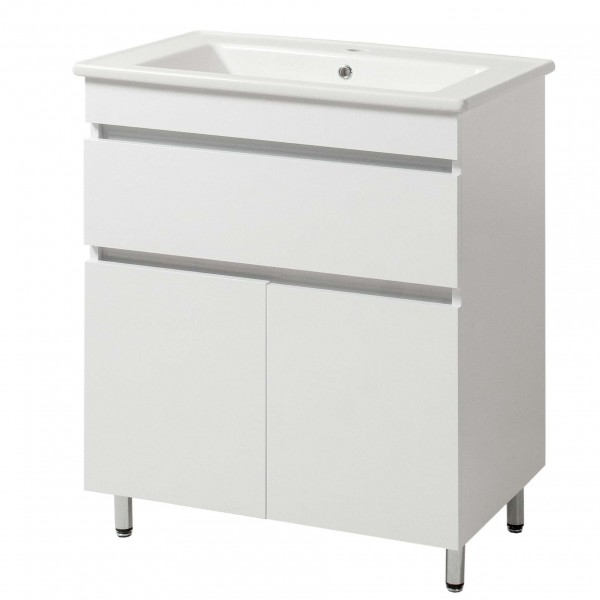 Тумба з умивальником 70см Монако ЮВВІС Білий