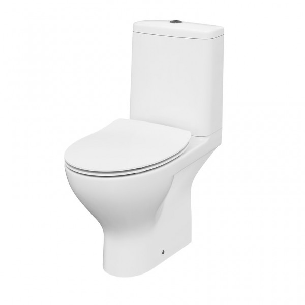 Унітаз компакт Cersanit MODUO 671 безобідковий з сидінням дюропласт slim мікроліфт