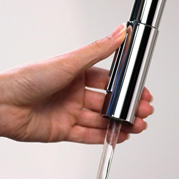 Смеситель для кухни с вытяжной лейкой на 2 режима струи Hansgrohe Focus 31815000