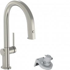 Смеситель для кухни с вытяжной лейкой и подключением к фильтру Hansgrohe Aqittura M91 76803800