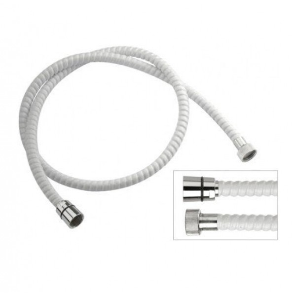 Шланг для душу 150 см білий REMER 334CNBI150