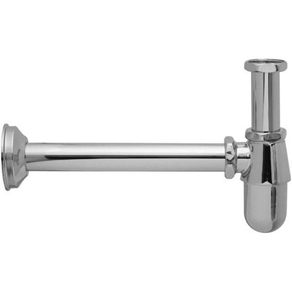 Сифон для раковини латунь хром REMER 970114