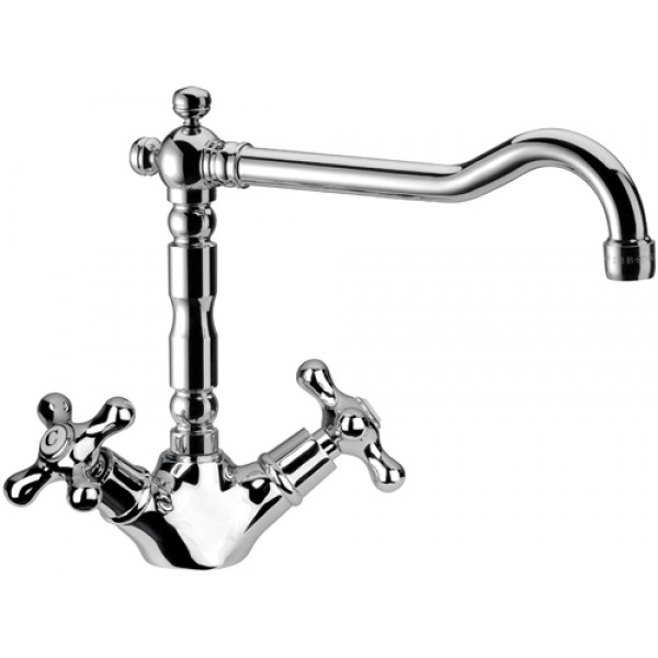 Змішувач для кухні двохвентильний REMER 43LIA ретро