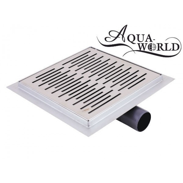 Трап квадратный AQUA-WORLD 25х25 см