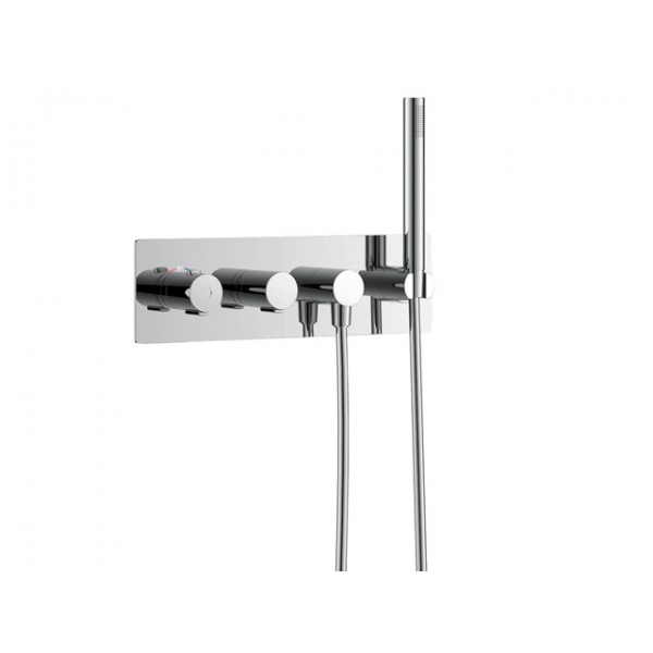 Змішувач для душу прихованого монтажу з термостатом AQUA-WORLD ANNECY СМ40Ан.24.3вт