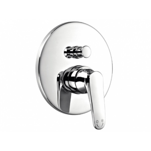 Змішувач прихованого монтажу на 2 виходи AQUA-WORLD Art Deco СМ35Ад.14.2в