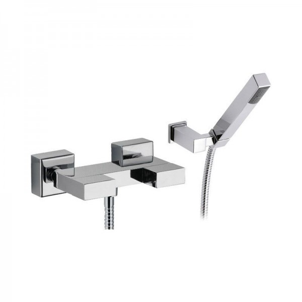 Змішувач для ванни з душем квадратний DANIEL W4302