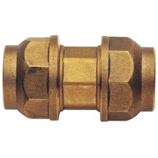 Муфта зажимная 40 мм для полиэтиленовой ПНД трубы латунная REMER 490RD4040