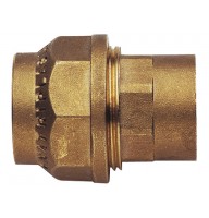 Муфта зажимная 32 мм для полиэтиленовой ПНД трубы латунь 1" REMER 490RF1032