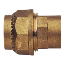 Муфта зажимная 32 мм для полиэтиленовой ПНД трубы латунь 1" REMER 490RF1032