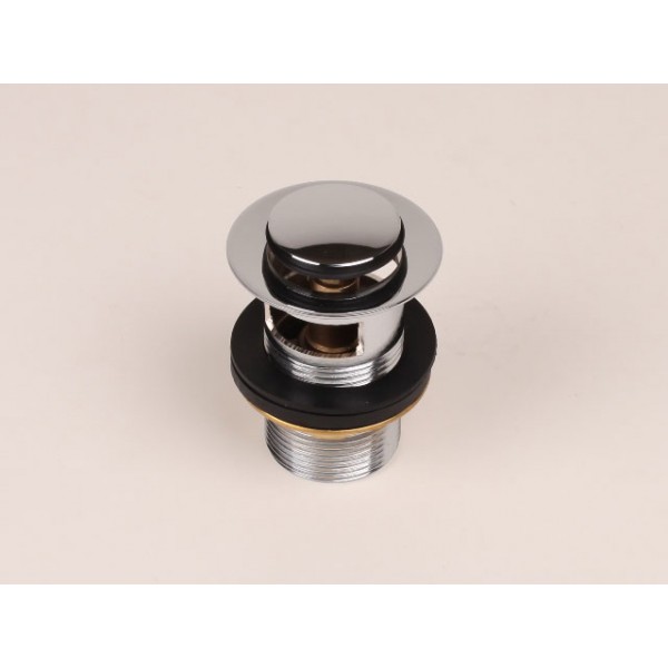 Донний клапан з переливом 1 1/4" для раковини AQUA-WORLD click-clack СГ001.2