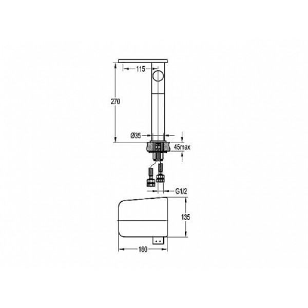 Змішувач для раковини AQUA-WORLD Annecy См40Ан.17.1