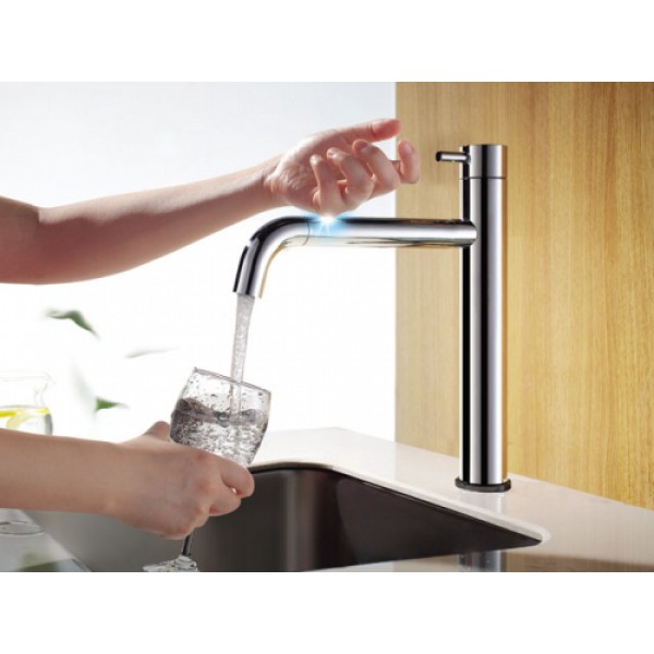Смеситель для кухни сенсорный с вытяжным изливом AQUA-WORLD Kitchen СМ40Кт.16.7