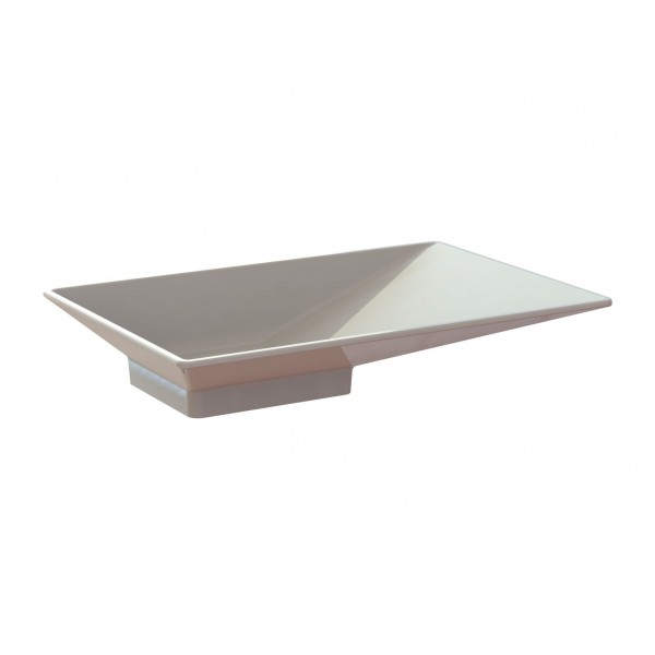 Умывальник накладной 600 х 400 мм белый Snail 120A100