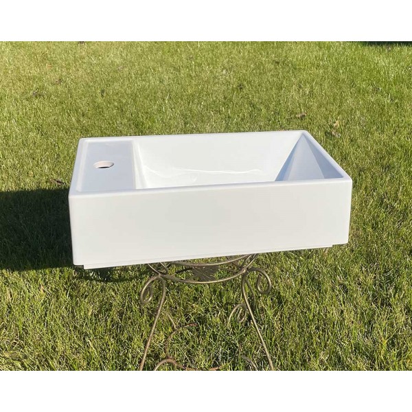 Умывальник накладной 500*300 мм белый Snail 164LA100