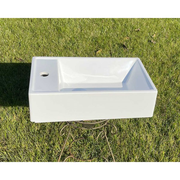 Умывальник накладной 500*300 мм белый Snail 164LA100