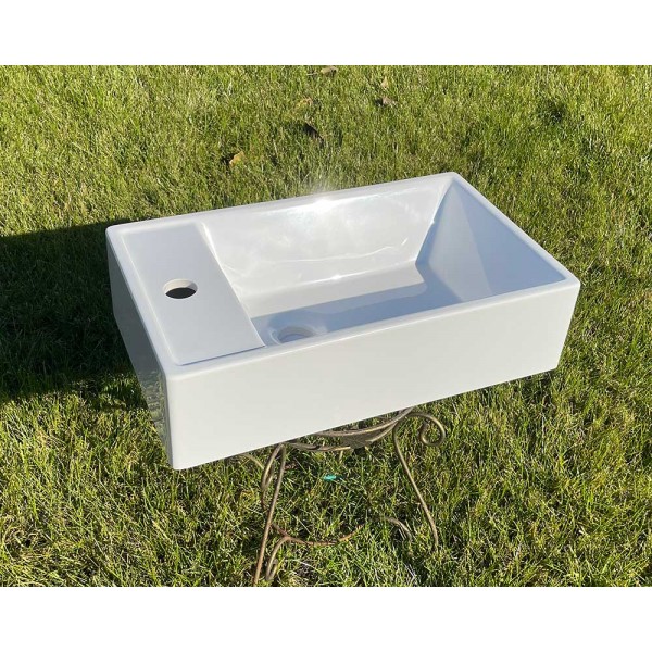 Умывальник накладной 500*300 мм белый Snail 164LA100