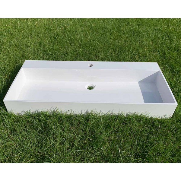 Умывальник накладной 1015 х 435 мм белый Snail 168A100