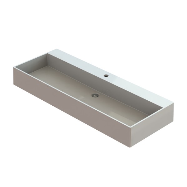 Умывальник накладной 1015 х 435 мм белый Snail 168A100