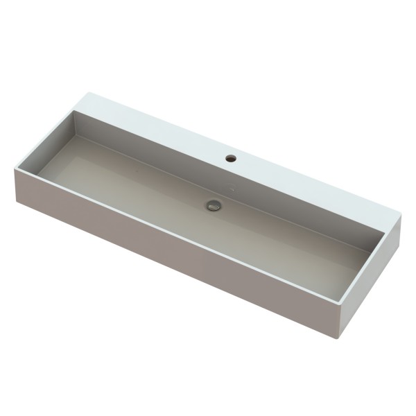 Умывальник накладной 1015 х 435 мм белый Snail 168A100