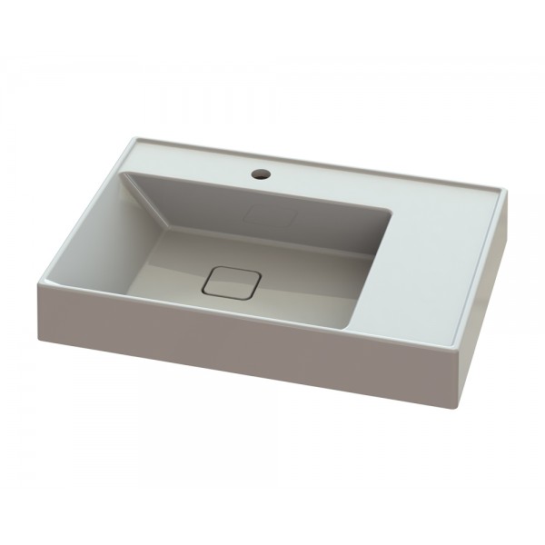 Умывальник накладной 700*500 мм белый Snail 160A100