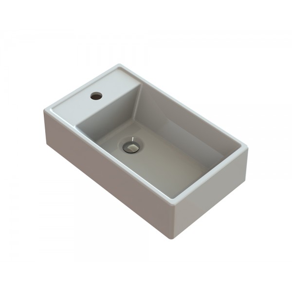 Умывальник накладной 500*300 мм белый Snail 164LA100