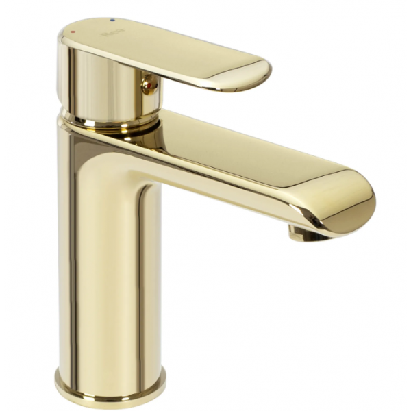 Змішувач для раковини REA BLOOM GOLD золото низький