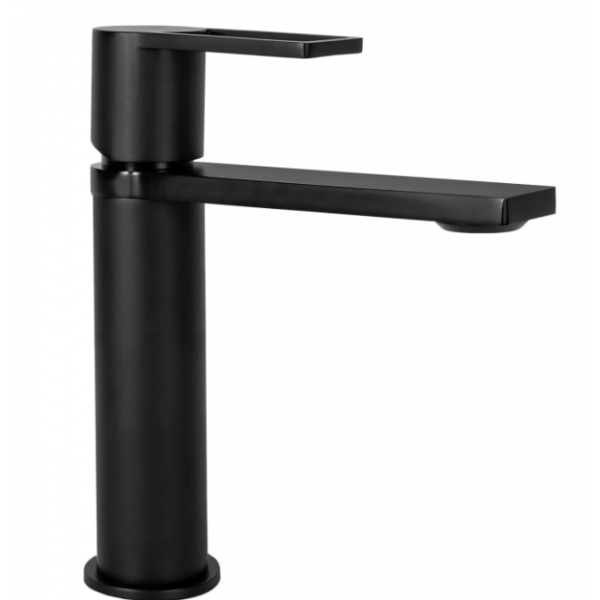 Змішувач для раковини REA FLIP BLACK чорний низький